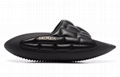 Balmain B-it Quilted Leather Slides White Balmain Puffy Sandals flip flops  