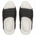 Balmain B-it Quilted Leather Slides White Balmain Puffy Sandals flip flops  