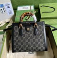 Gucci Dionysus GG super mini bag in black and ivory denim gucci chain bags