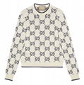 GUCCI GG COTTON KNIT SWEATER MEN DESIGNER SWEATER 