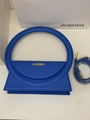 Jacquemus Le sac Rond tote bag black Jacquemus circular hoop handle small bags