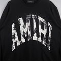 AMIRI Black & white Bandana Applique cotton Men sweatshirts 1