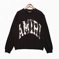 AMIRI Black & white Bandana Applique cotton Men sweatshirts