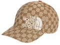 Gucci x The North Face GG Canvas Bucket Hat Beige/Ebony Fashion Caps