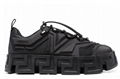 Versace Greca Labyrinth Lace Up Sneakers Medusa Men platform Trainers 