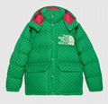 The North Face x       down coat Green Men padded jacket 