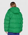 The North Face x Gucci down coat Green Men padded jacket 