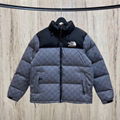 The North Face x Gucci down coat Green Men padded jacket 