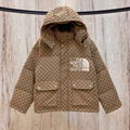 The North Face x Gucci down coat Green Men padded jacket 