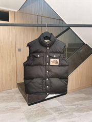 The North Face x       Down Vest Navy black Men fashion coats 