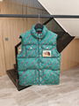 The North Face x Gucci Down Vest Navy black Men fashion coats 