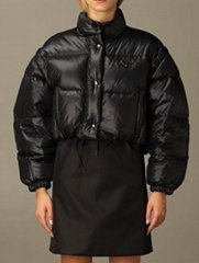       cropped down jacket in padded nylon Women Fashion coats
