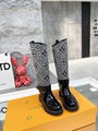 Louis Vuitton Territory Flat High Ranger LV Over Knee boots