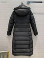 Burberry Quilted down coat Women logo belt long Puffer Jackets