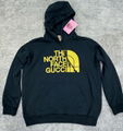 Gucci x The North Face Logo Sweatshirt Gucci Collab Web Print Logo Hoodie 