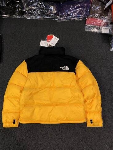   Yellow The North Face Down Jackets for Men Leather coats  3