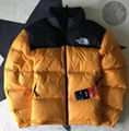   Yellow The North Face Down Jackets for Men Leather coats 