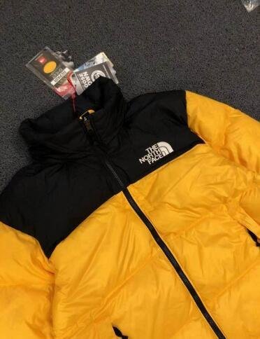   Yellow The North Face Down Jackets for Men Leather coats  2