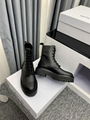 BULKY LACED UP BOOT IN SHINY BULL BLACK