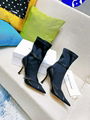 x Mugler buckle strap mid calf boots