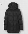 Burberry Hooded Goose Feather Check Puffer Down Coat Men Hooded Puffer Coat