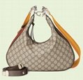 Gucci Attache large shoulder bag Gucci GG Supreme canvas shoulder bag 