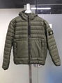 Stone Island Ripstop Nylon Down Hooded Jacket men winter coats