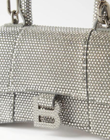            Hourglass XS crystal-embellished handbag Women hourglass diamond bag 3