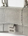 Balenciaga Hourglass XS crystal-embellished handbag Women hourglass diamond bag