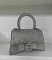            Hourglass XS crystal-embellished handbag Women hourglass diamond bag 10