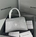            Hourglass XS crystal-embellished handbag Women hourglass diamond bag 9