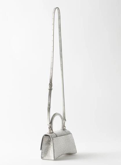            Hourglass XS crystal-embellished handbag Women hourglass diamond bag 2
