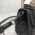 Valentino Garavani VSLING crystal-embellished leather tote bag Women diamond bag