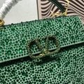           Garavani VSLING crystal-embellished leather tote bag Women diamond bag 11
