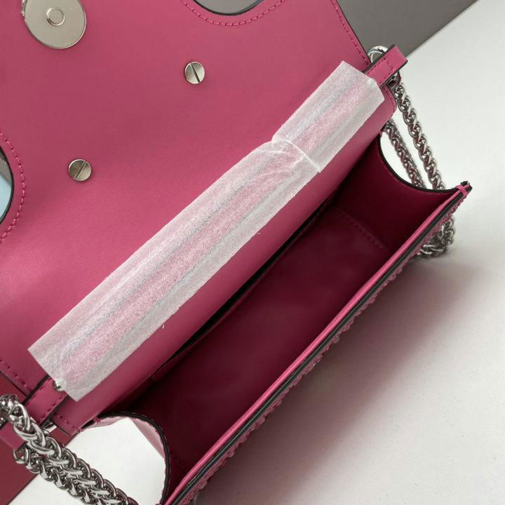           Loco Emboridered Small Shoulder Bag Women diamond purses pink  5