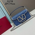           Loco Emboridered Small Shoulder Bag Women diamond purses pink  12