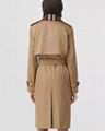 Burberry Exaggerated check-panel trench coat Women long coats