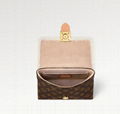 Louis Vuitton LOCKY BB handbag with cream shearling LV fur fleece tote bag 