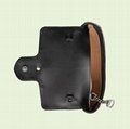 Gucci GG Marmont belt bag Double G Black chevron matelassé leather small bag 