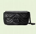 GG Marmont belt bag Double G Black