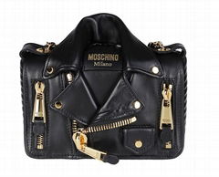          Biker Jacket Shoulder Bag          chain bag