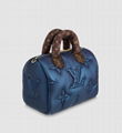                   illow Speedy Bandoulière 25 handbag     onogram matte Navy Bag 2