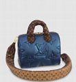 Louis Vuitton LV Pillow Speedy Bandoulière 25 handbag LV Monogram matte Navy Bag