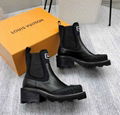 Louis Vuitton Beaubourg ankle boot LV Initials studs classic Chelsea boot