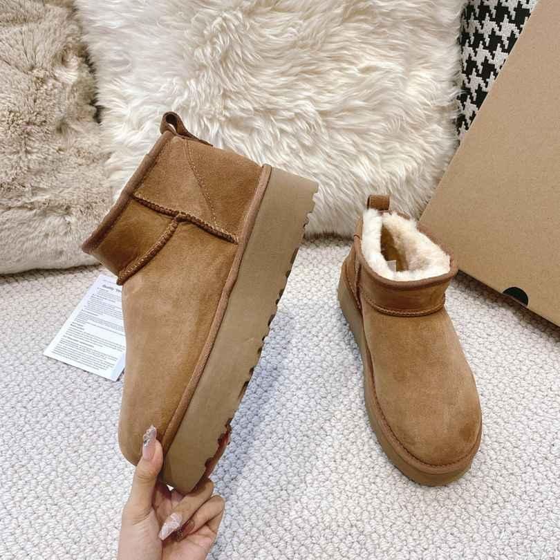    Ultra Mini suede boots Fashion snow boots for sale  4