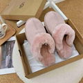 UGG Women's Coquette Slipper Chestnut UGG snow fur Flat Shoes for Women