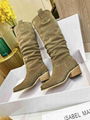 Isabel Marant Denvee suede boots women knee boots  12