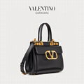 Valentino Rockstud Alcove bag in grained leather Ladies VLogo with stud bag