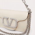 Valentino LOCÒ SMALL SHOULDER BAG WITH JEWEL LOGO Women VLogo tote bags 