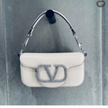           LOCÒ SMALL SHOULDER BAG WITH JEWEL LOGO Women VLogo tote bags  7